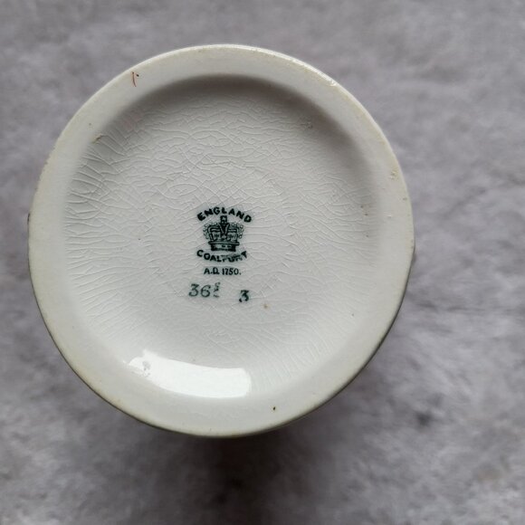 COALPORT INDIAN TREE BONE CHINA MILK PITCHER AD 1750 RARE FIND GUC "BIN E" - Picture 7 of 9